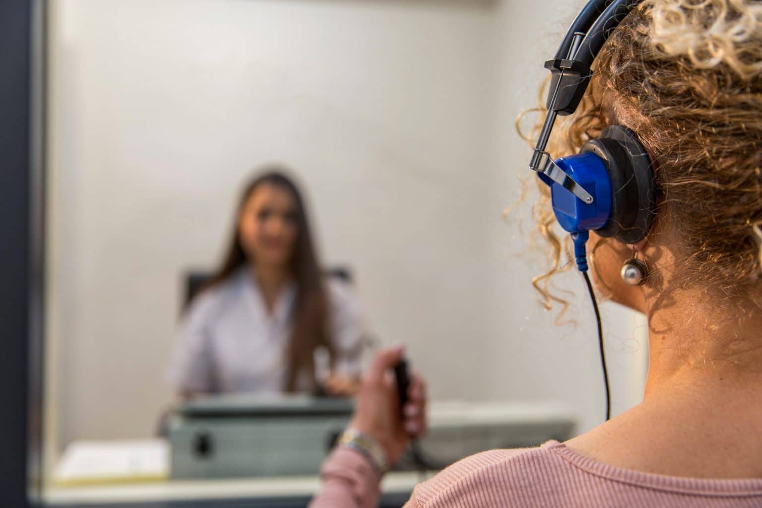 Audiology Patient Having Their Hearing Tested